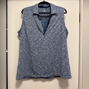 EP Golf Sleeveless Blue Polo Size XXL